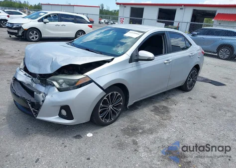 2014 Toyota Corolla S Plus z USA, uszkodzony, nr VIN 5YFBURHE9EP130826